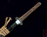 Three clip steel samurai sword